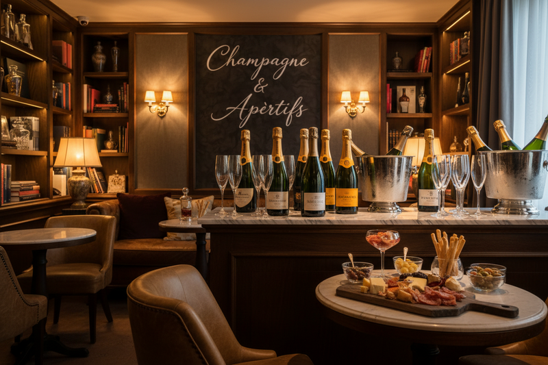 Champagne, Sparkling Wine, & Apertifs