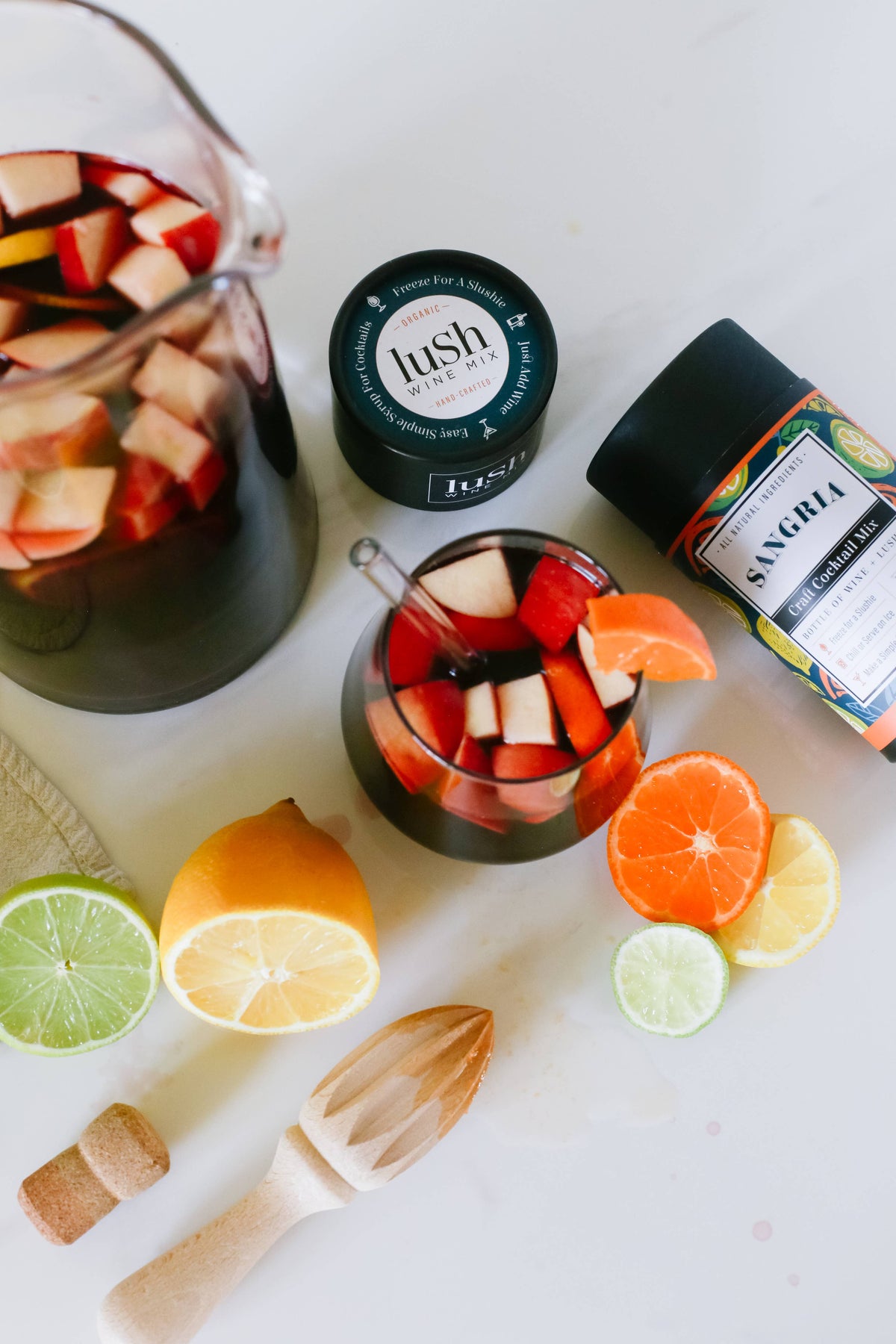 Lush Sangria Wine Slushie - 8+Servings Organic Cocktails Mocktail