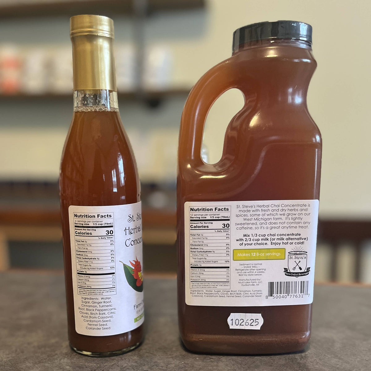 Herbal Chai Concentrate (No Caffeine)