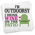 Funny Cocktail Napkins - Outdoorsy