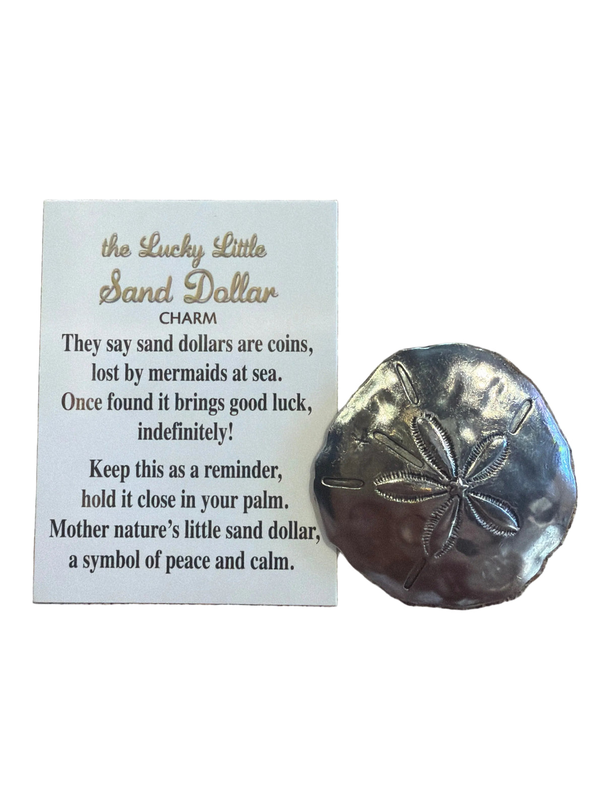 Lucky Little Sand Dollar Charm
