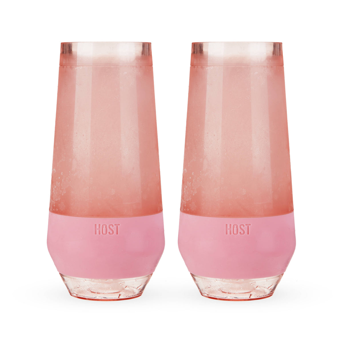 Champagne FREEZE™ Cooling Cups in Blush Tint Set of 2