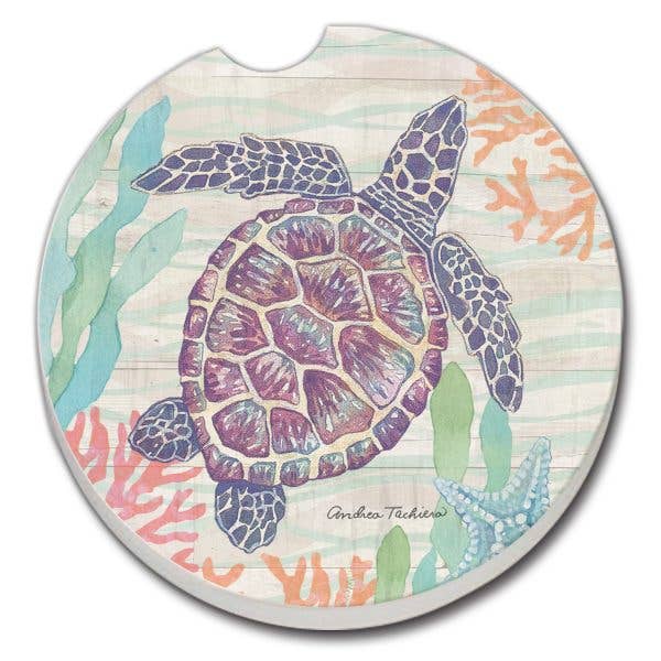 Salt and Sea Absorbent Stone Car Coaster 1 Pk