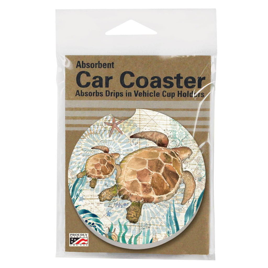 Monterey Bay Absorbent Stone Car Coaster 1 Pack