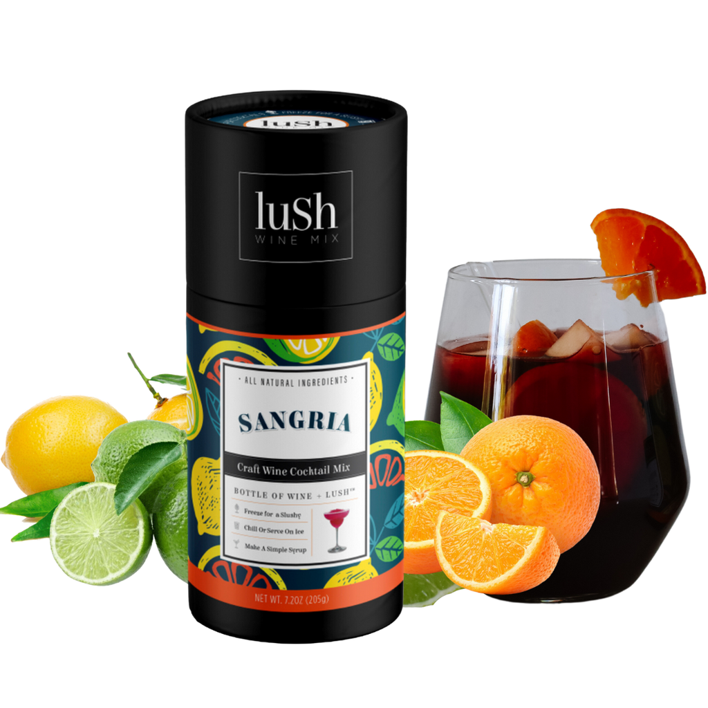 Lush Sangria Wine Slushie - 8+Servings Organic Cocktails Mocktail