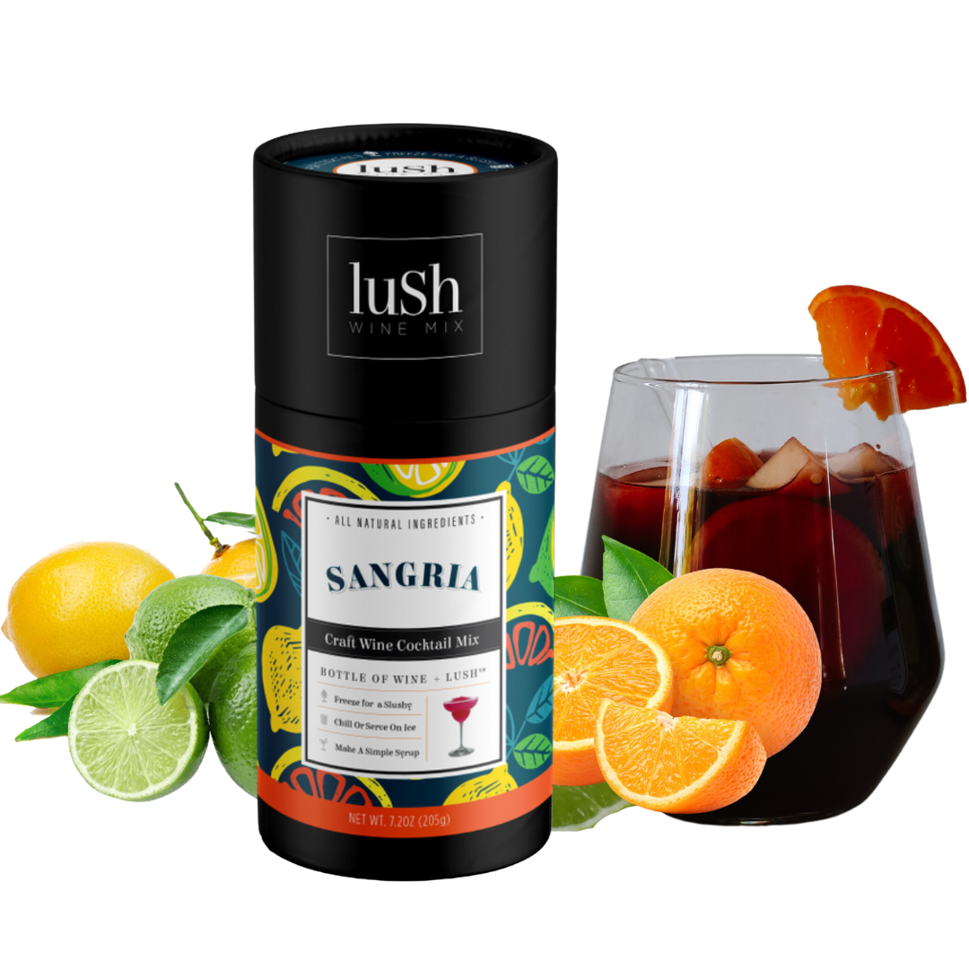 Lush Sangria Wine Slushie - 8+Servings Organic Cocktails Mocktail