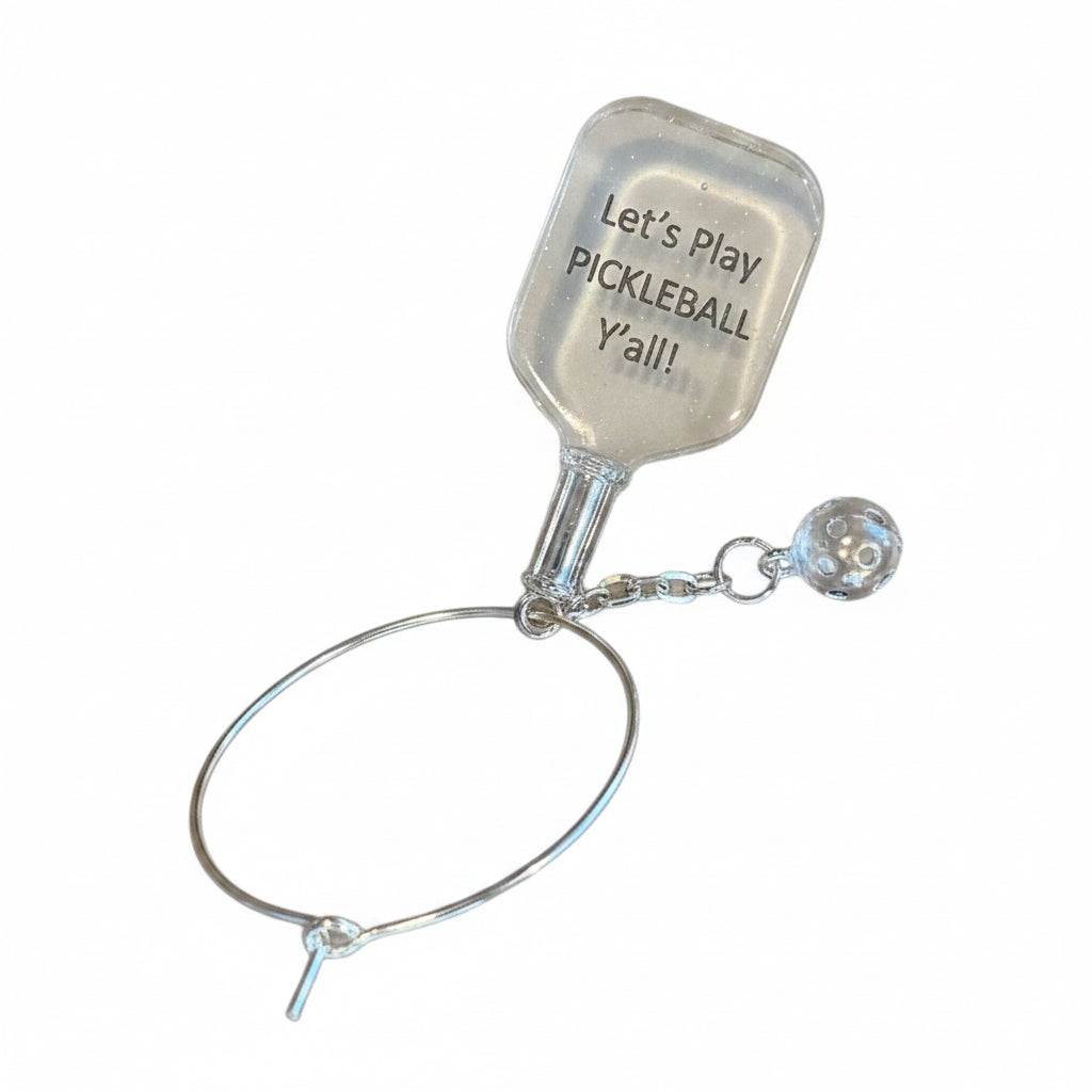 Pickleball Ya’ll Wine Charm