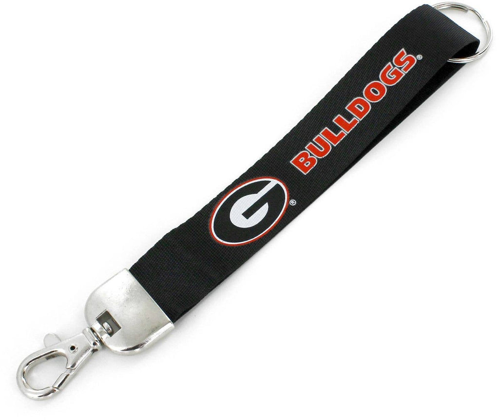 NCAA Georgia Bulldogs Deluxe Wristlet Keychain