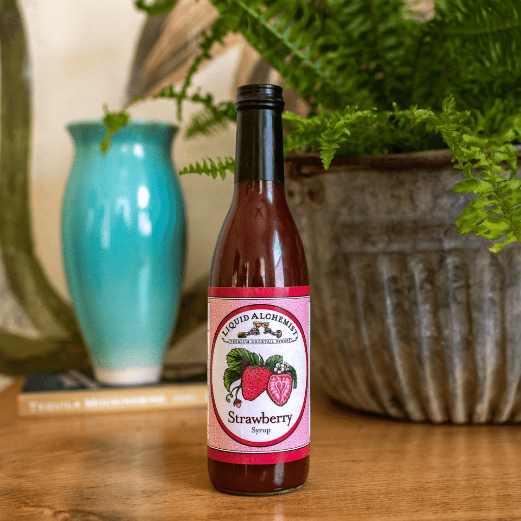 Strawberry Syrup for Drinks, Cocktails & Lemonade: 375ml