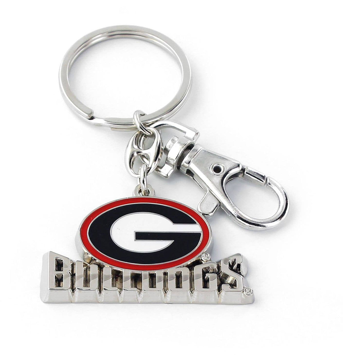 NCAA Georgia Bulldogs Logo Heavyweight Keychain