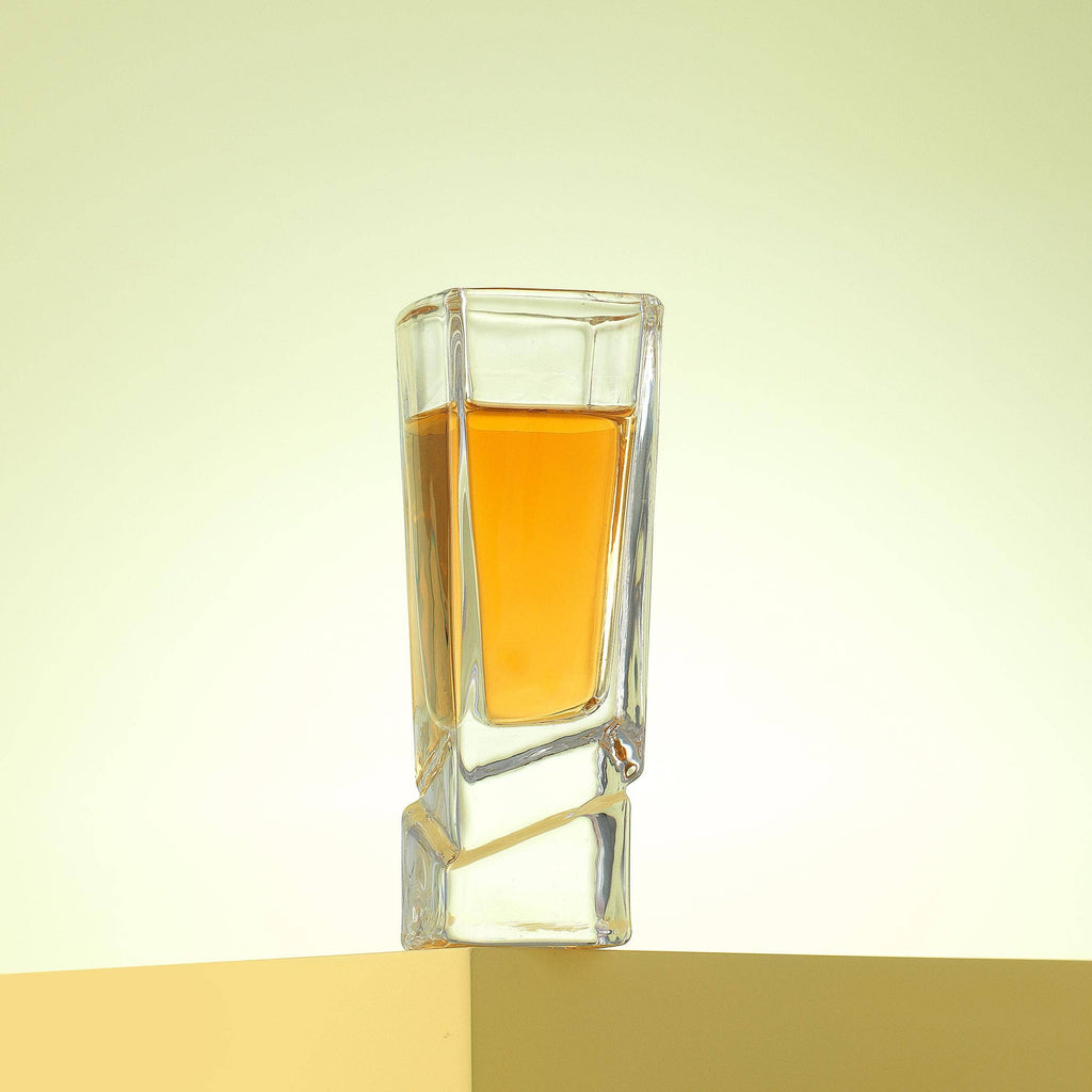 Carre Square Heavy Base Shot Glasses - 1.5 oz - Set of 4