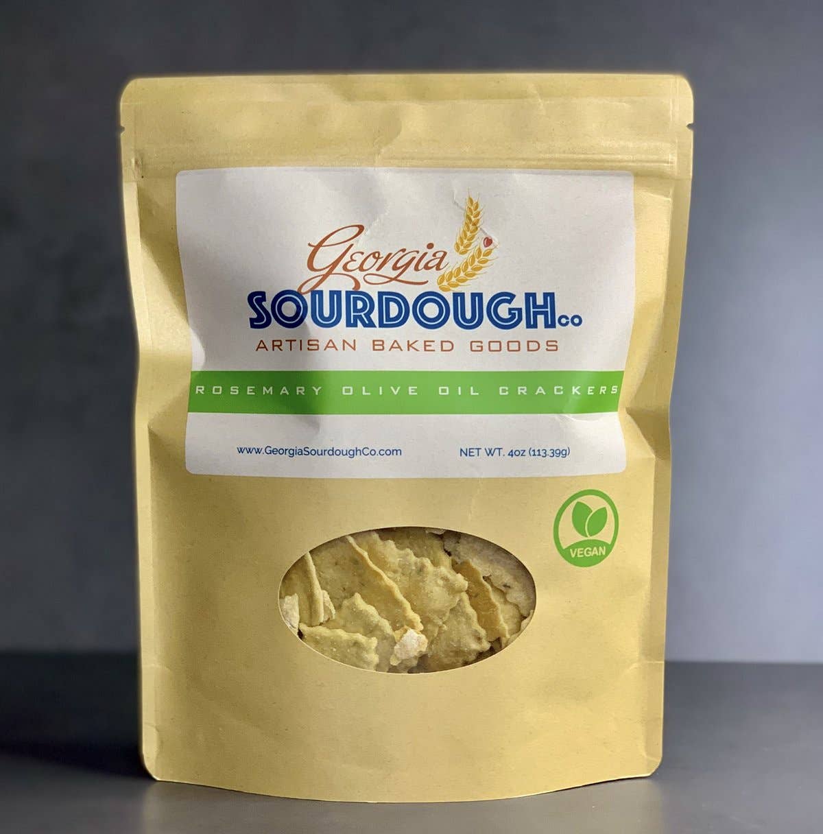 Georgia Sourdough Rosemary Olive Oil Crackers