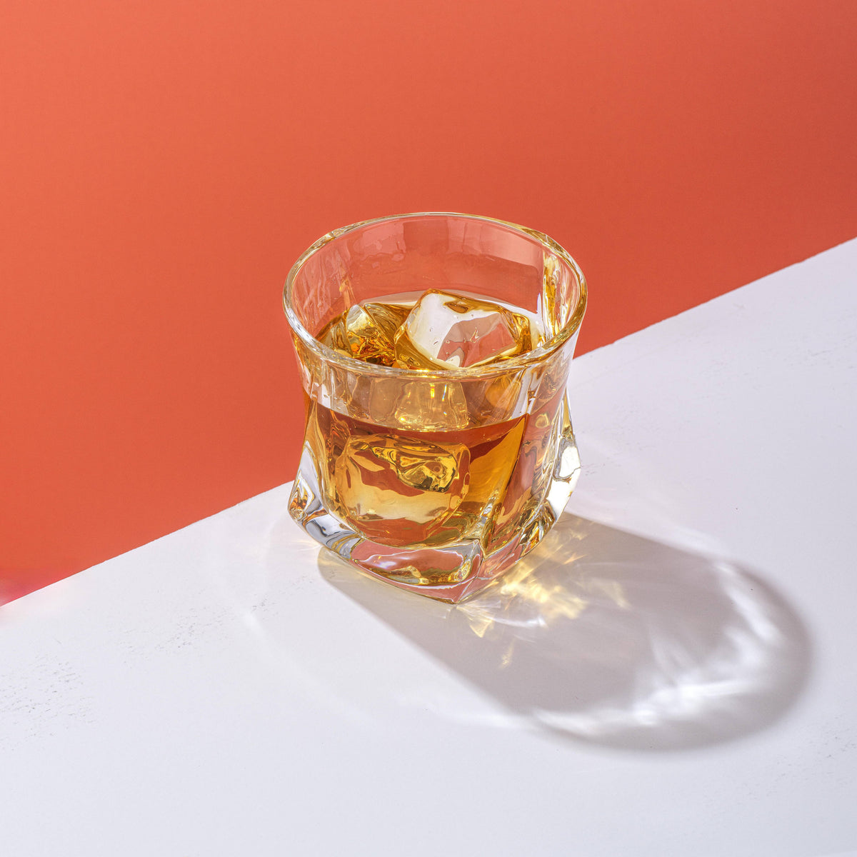 Aurora Crystal Whiskey Glasses, Set of 2