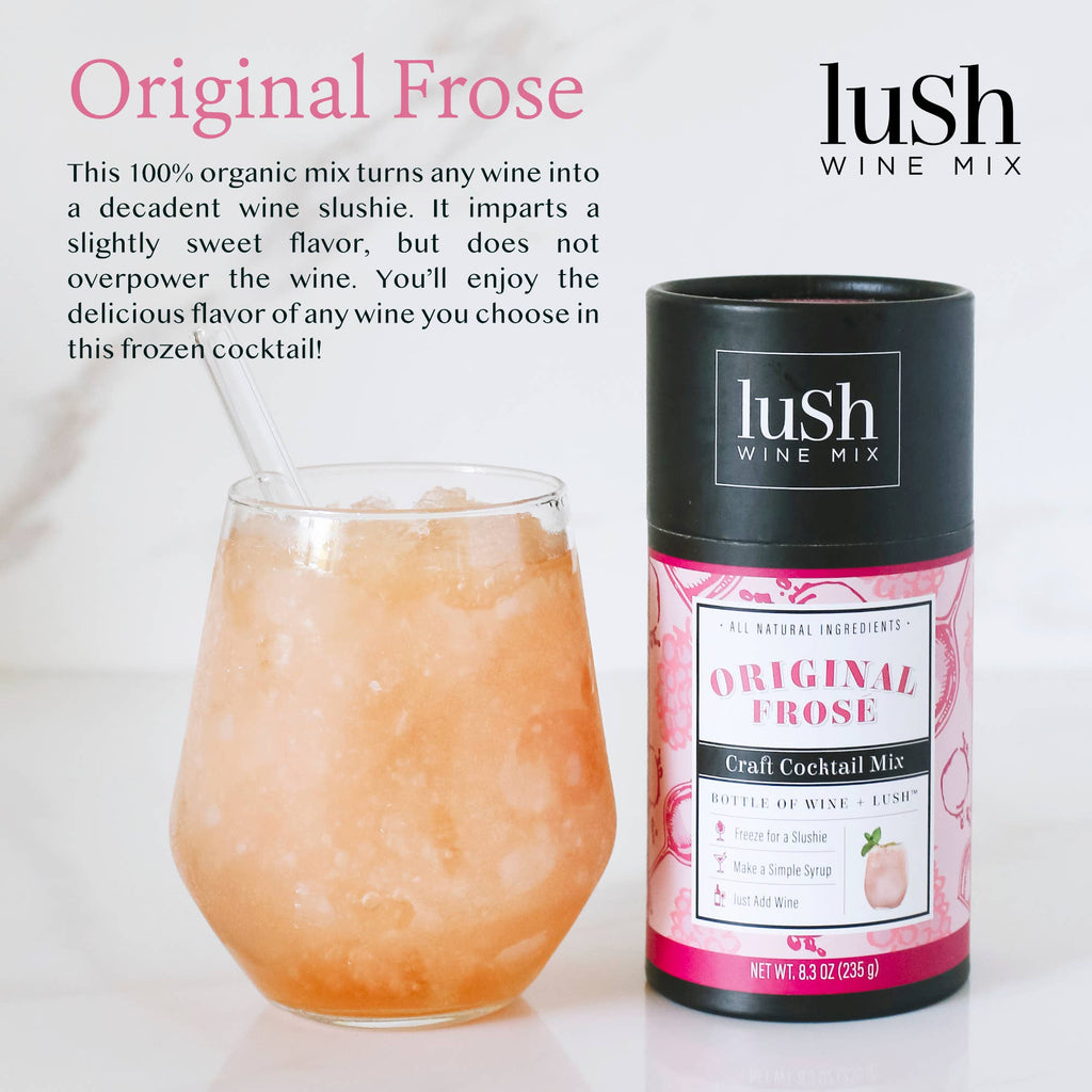 Lush Original Frose Wine Slushie - 8+ Organic Cocktails Mocktails