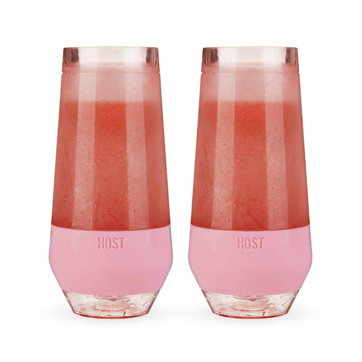 Champagne FREEZE™ Cooling Cups in Blush Tint Set of 2
