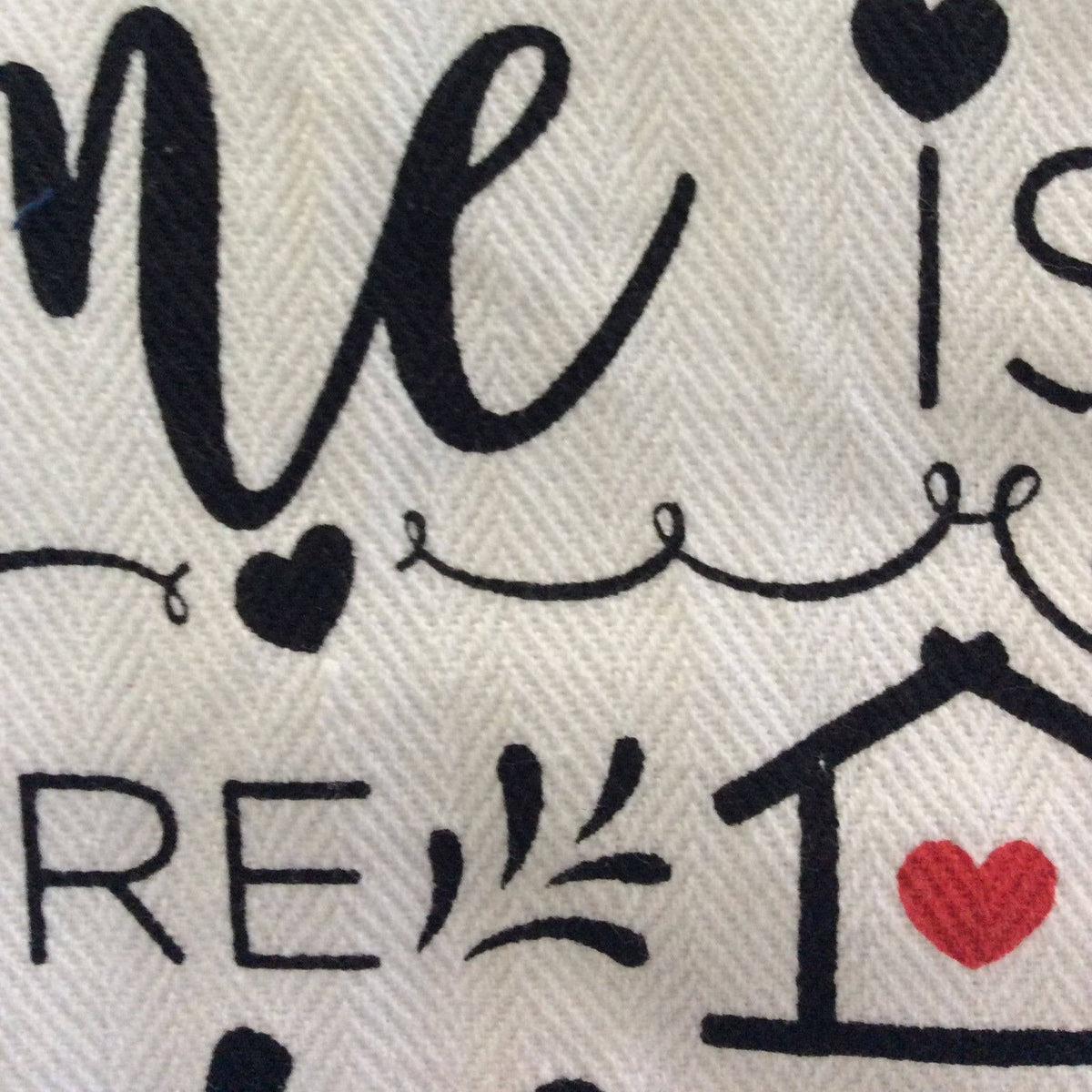 "Home is Where Mom Is" Decorative Kitchen Towel