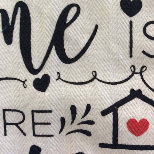 "Home is Where Mom Is" Decorative Kitchen Towel