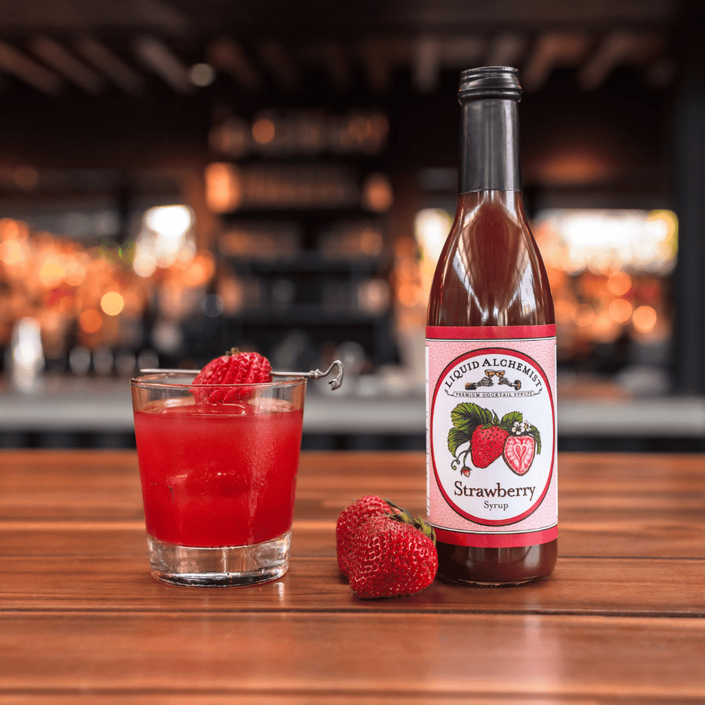 Strawberry Syrup for Drinks, Cocktails & Lemonade: 375ml