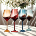 Floating Acrylic Wine Glasses 16oz –Muted Colors