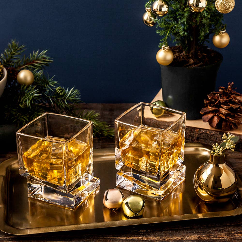 Carre Barware Essentials Heavy Base Whiskey Glasses -10 oz, 1 glass