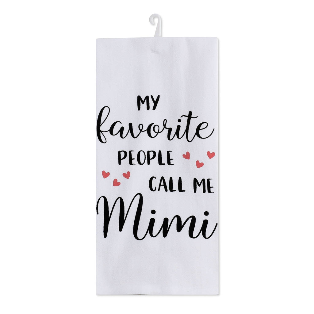 "Favorite People Mimi" Decorative Kitchen Towel