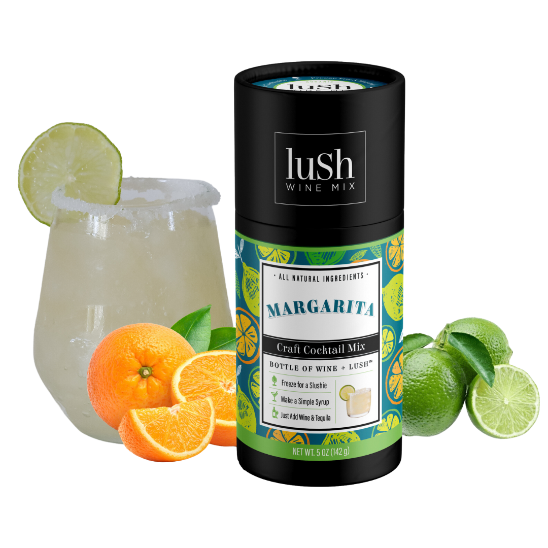Lush Margarita Canisters - 8+ Organic Cocktail & Mocktail Mix