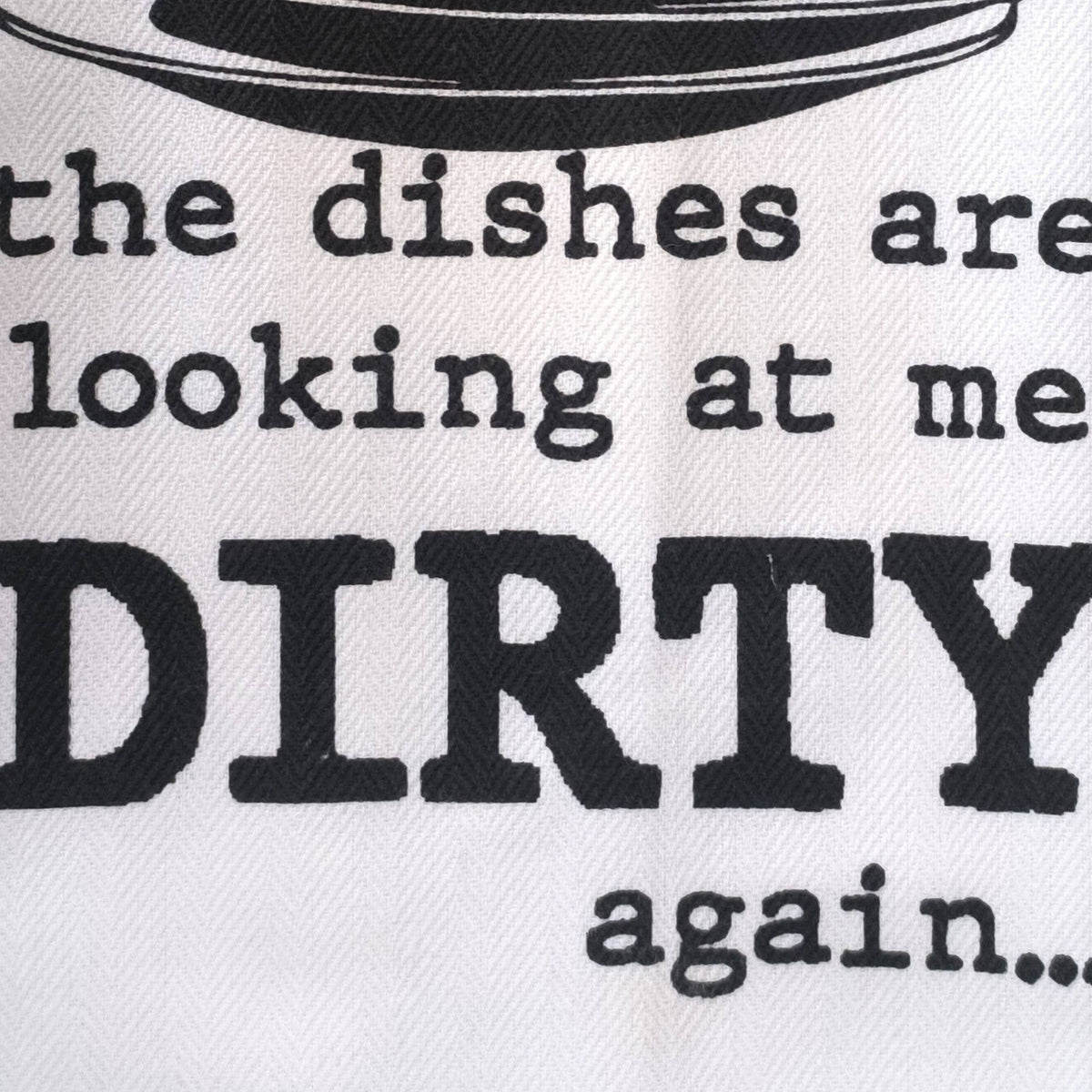 "Dirty Dishes" Decorative Kitchen Towel