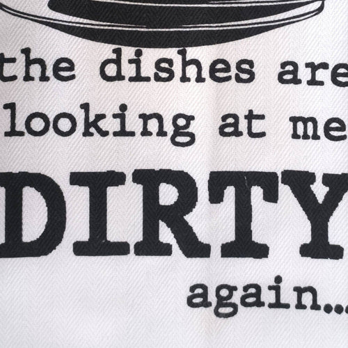"Dirty Dishes" Decorative Kitchen Towel