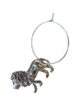 Be Brave Lion Wine Charm