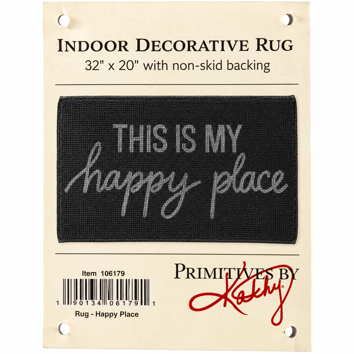 This Is My Happy Place Indoor Decorative Rug