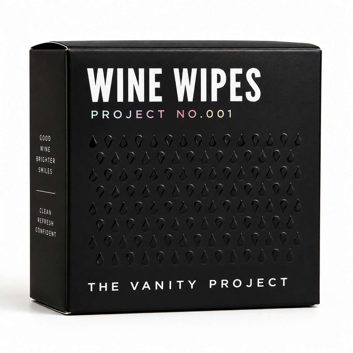 This is Wine Wipes — Project No. 001 by The Vanity Project.