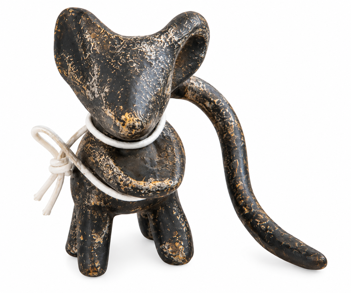 Ganz Rustic Metal Mouse Figurine