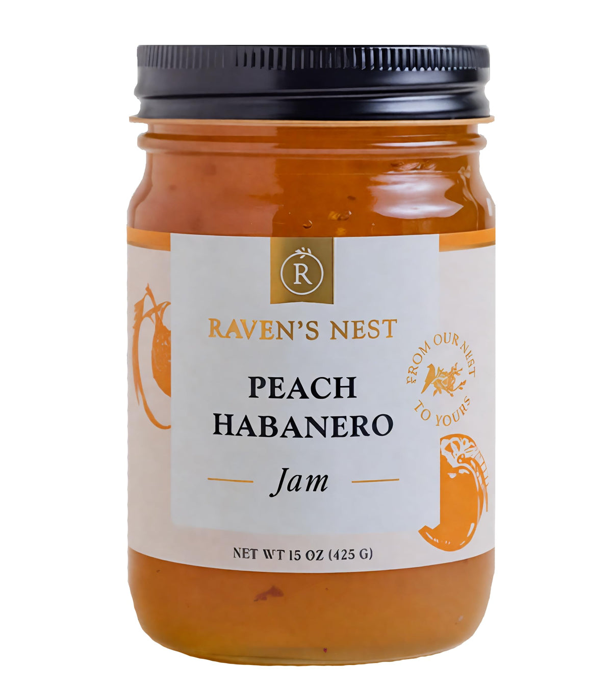 Raven’s Nest - Peach Habanero Jam