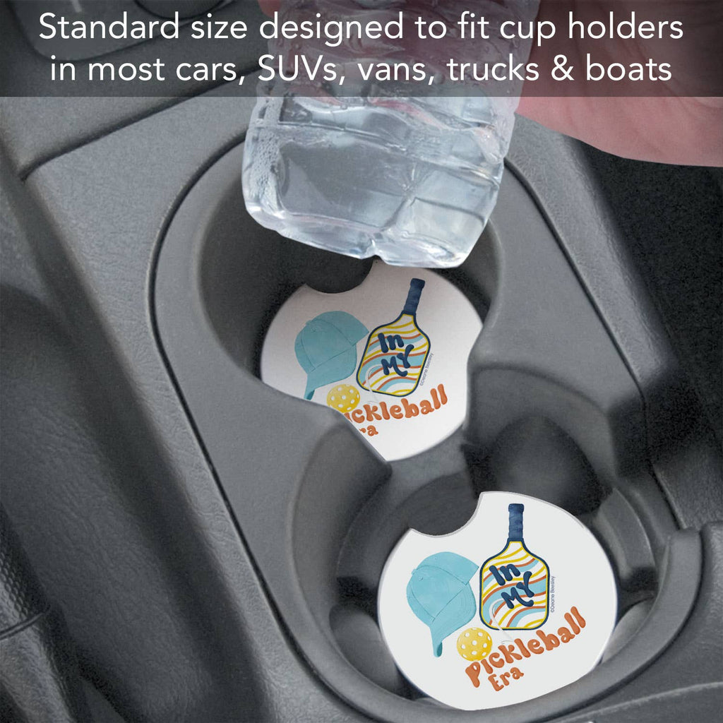 "Pickleball Era" Stone Car Coaster