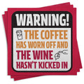Funny Cocktail Napkins - Warning!