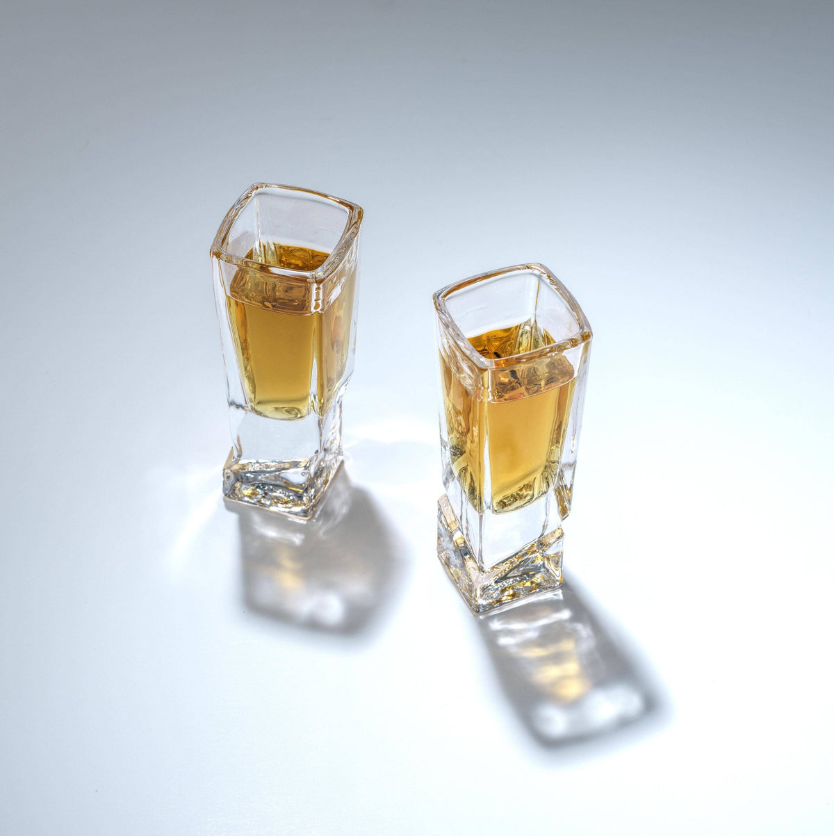 Carre Square Heavy Base Shot Glasses - 1.5 oz - Set of 4