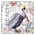 Harbor Life Single Absorbent Stone Tumbled Tile Coaster