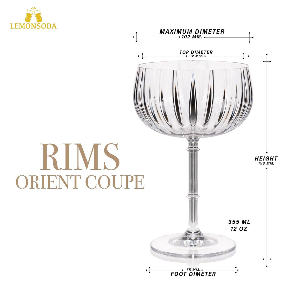 Rims Orient-Coupe Wine Glasses -  (355 mL / 12 fl. oz) (1pc)