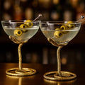 Snake Serpent Cocktail & Martini Glass -