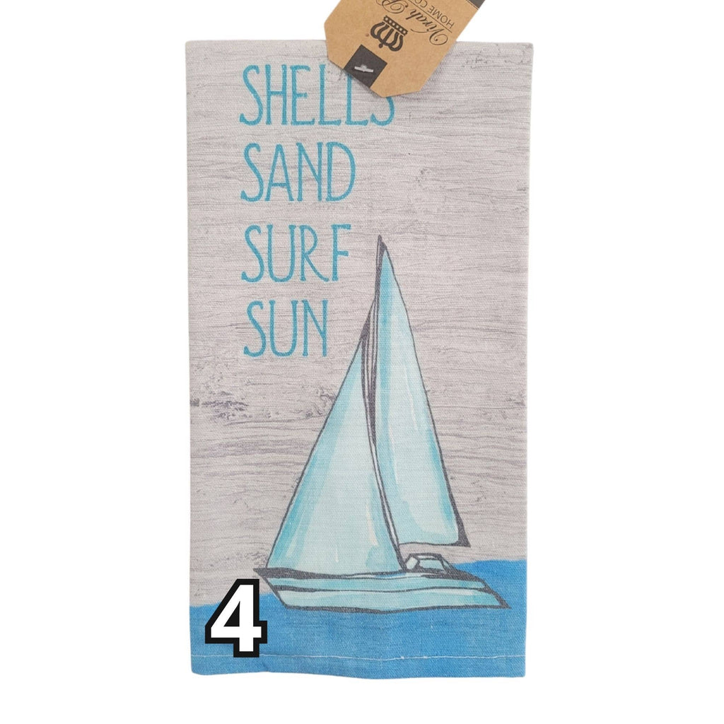 "Nautical" Boating-Themed Kitchen Towels