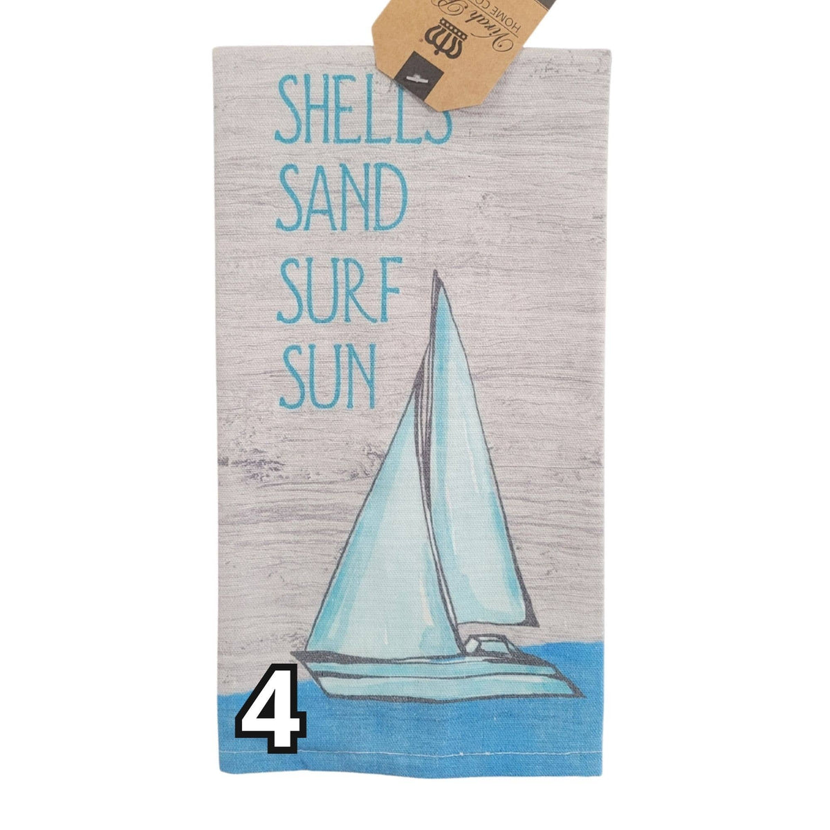 "Nautical" Boating-Themed Kitchen Towels
