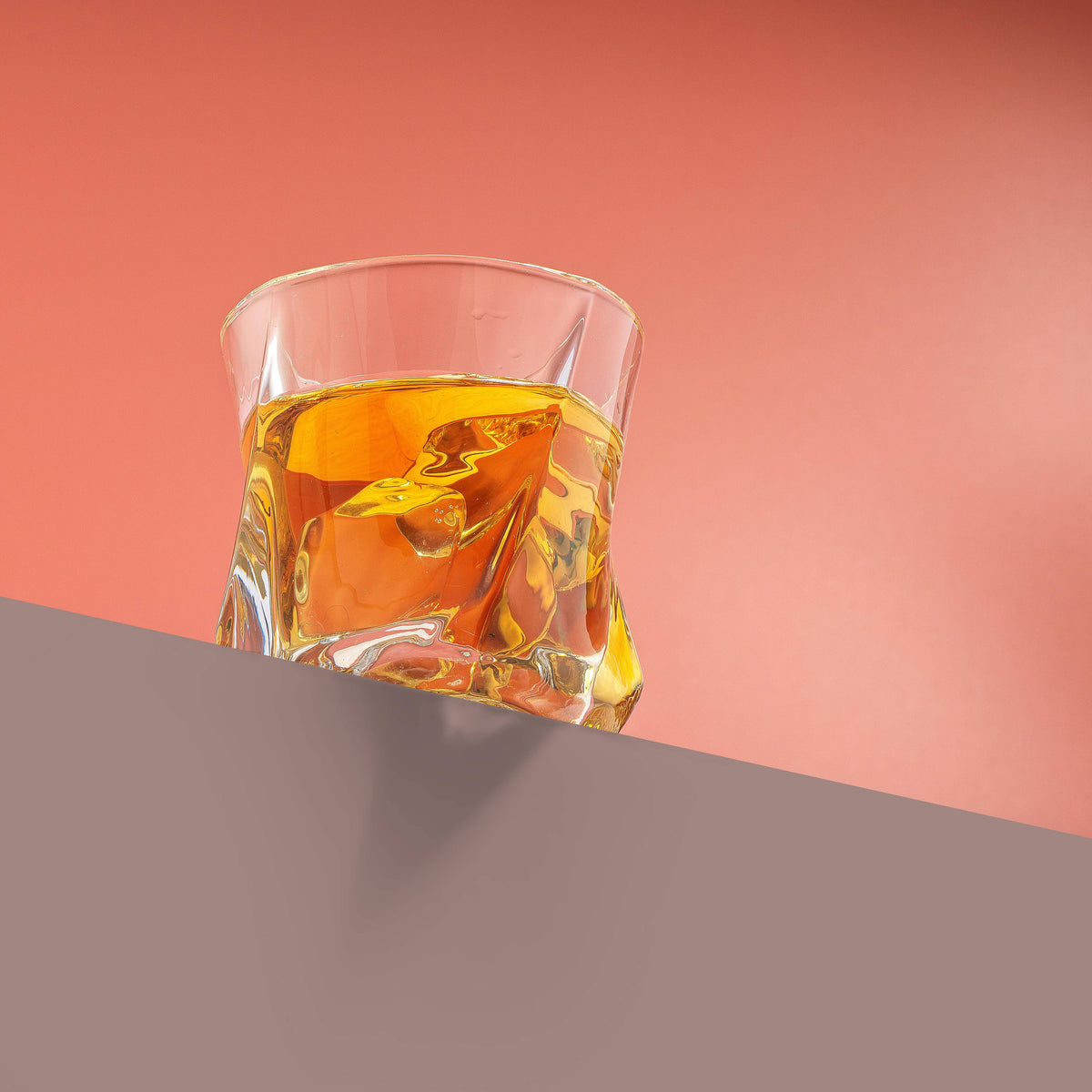 Aurora Crystal Whiskey Glasses, Set of 2