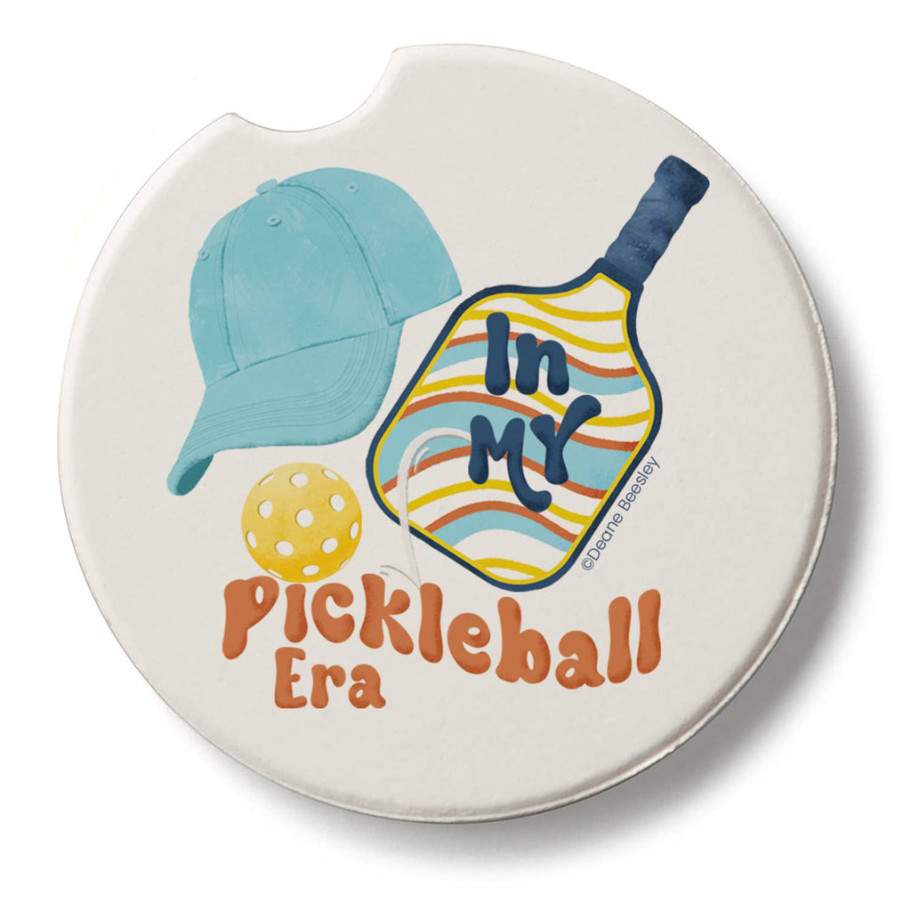 "Pickleball Era" Stone Car Coaster