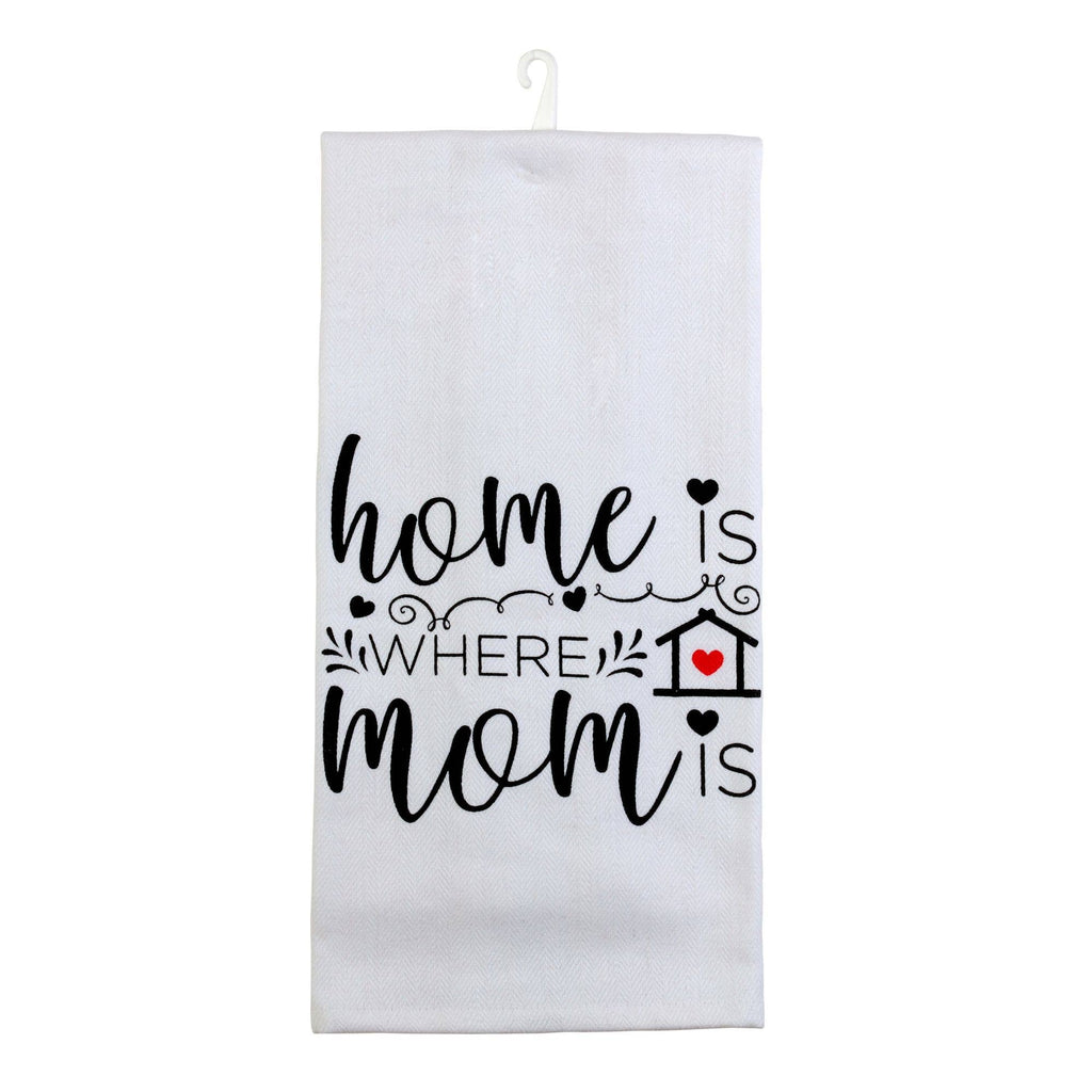 "Home is Where Mom Is" Decorative Kitchen Towel