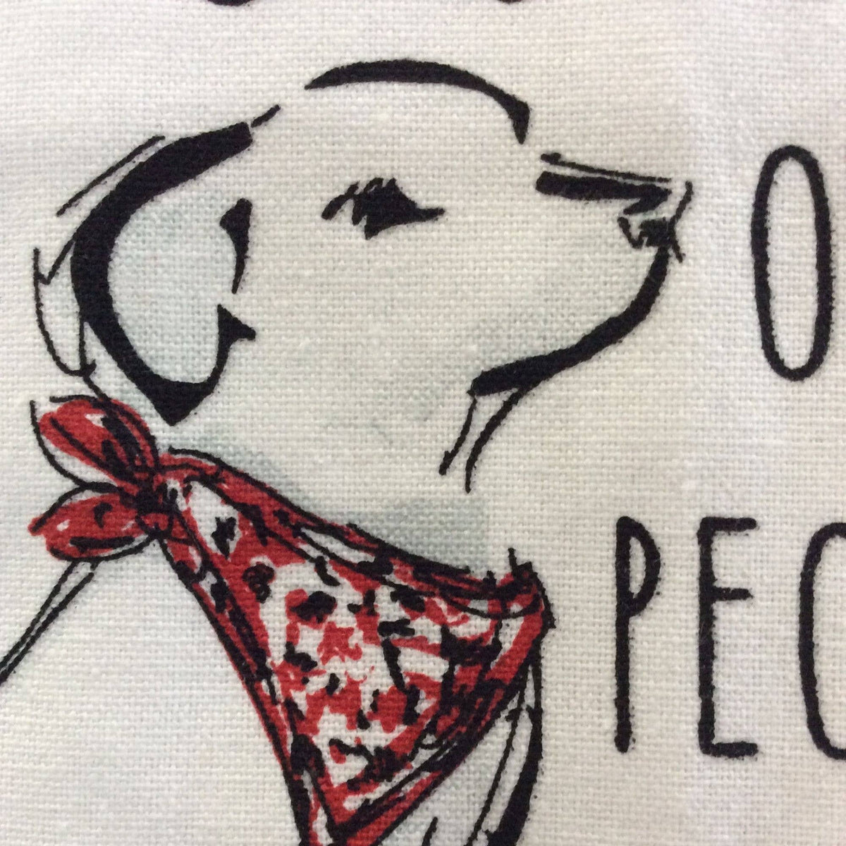 "Dogs Over People" Decorative Kitchen Towel