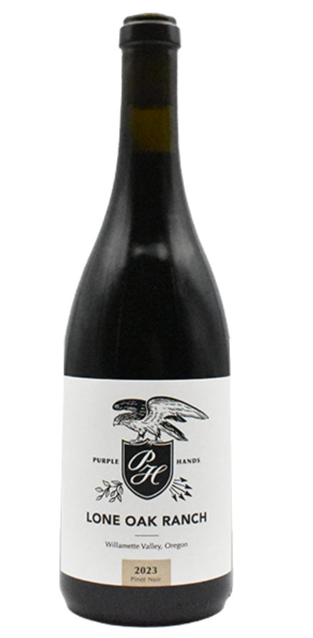 Purple Hands Lone Oak Ranch Pinot Noir 2023 – Elegant • Silky